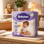 Pañales Babysec Premium M 20 Uds