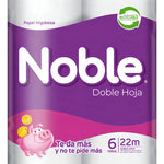 Papel Higienico Noble 22m 6 Rollos