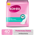 Protector Diario Kotex Antibacterial 40 Un