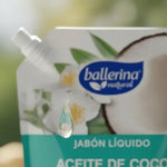 Jabon Liquido Ballerina Aceite De Coco Y Jazmin 750 Ml