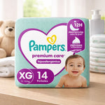 Pañales Pampers Premium Care XG 14 Uds