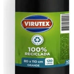 Bolsa Para Basura Virutex 80x110cm, 100% Reciclada 10 Un