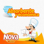 Servilletas Nova - Una Hoja Cocktail Familiar Papel Tissue Pack 300 Unidades 23x22 Cm Clásica Higiene Hogar Uso Diario Blanco