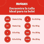 Pañales Huggies Natural Care Talla G 66 Uds