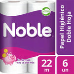Papel Higienico Noble 22m 6 Rollos