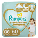 Pañales Pampers Premium Care XXG 60 Uds
