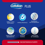Pañales De Adulto Cotidian Plus Incontinencia Fuerte 20 Un M Mediano