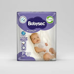 Pañales Babysec Premium P 20 Uds