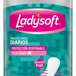 Protector Diario Ladysoft Clásicos Tela Suave 100 Un
