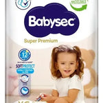 Pañales Babysec Super Premium XG 14 Uds