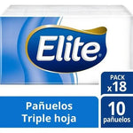 Pañuelos Elite Pack Familiar 18 Un X 10 Pañuelos