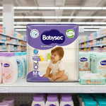 Pañales Babysec Premium M 20 Uds