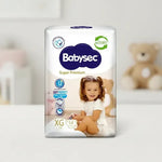 Pañales Babysec Super Premium XG 14 Uds