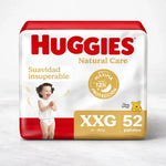 Pañales Huggies Natural Care XXG 52 Uds