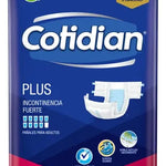 Pañales De Adulto Cotidian Plus Incontinencia Fuerte 20 Un M Mediano
