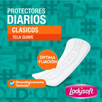 Protector Diario Ladysoft Clásicos Tela Suave 100 Un