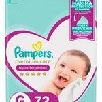 Pañales Pampers Premium Care G 72 Uds