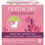 Natracare Toalla Higiénica Ultra Extra Normal 12 Uds Orgánica y sin Químicos