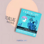 Natracare Toalla Higiénica Ultra Long 10 Uds Orgánicas y Sin Químicos