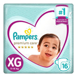 Pampers Pañales Bebé Premium Care Xg 16 Uds.