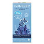 Natracare Tampones Súper Con Aplicador 16 Uds Orgánico y Sin Químicos