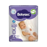 Pañales Babysec Premium P 20 Uds