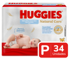 Huggies Pañales Natural Care P 34 uds.