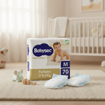 Pañal Babysec Super Premium Confort Care Talla M 70 Uds