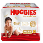 Pañales Huggies Natural Care XG 52 Uds Rojo