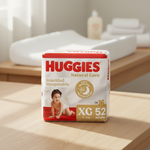 Pañales Huggies Natural Care XG 52 Uds Rojo