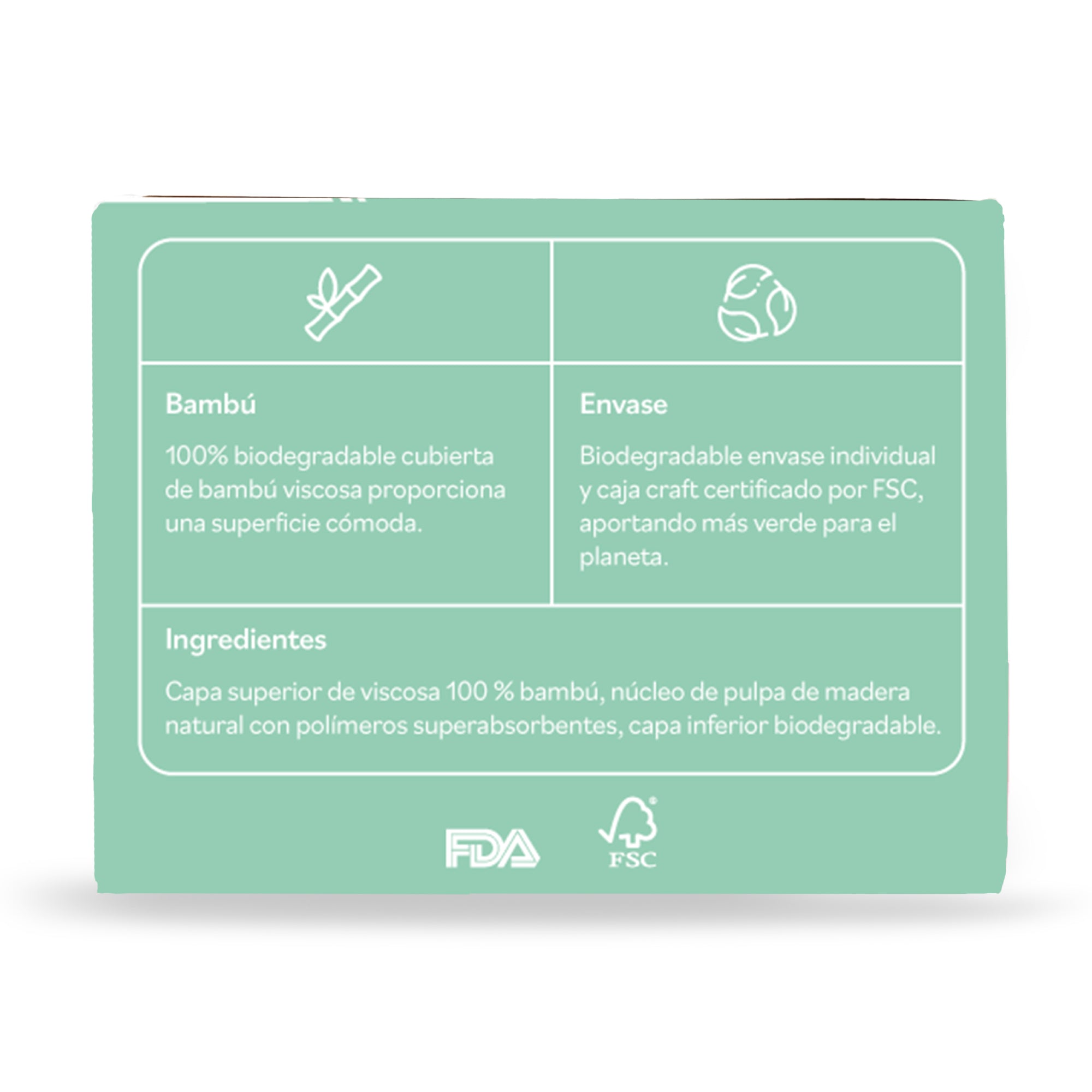 Protectores Diarios Orgánicos Kitsi TEENS sin Químicos y Bíodegradables - (30 u.)
